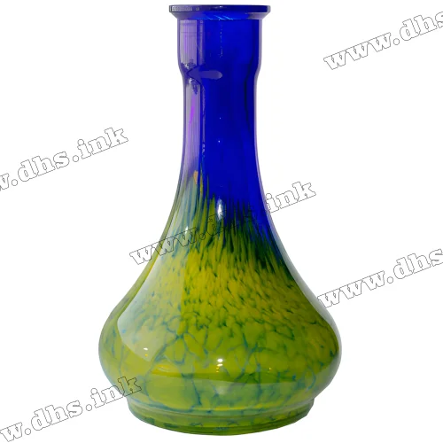 Колба для кальяна Украина Drop Сине-Желтая