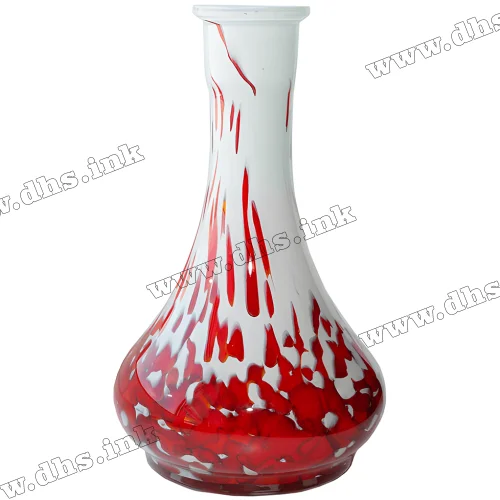 Колба для кальяна Украина Drop Бело-Красная