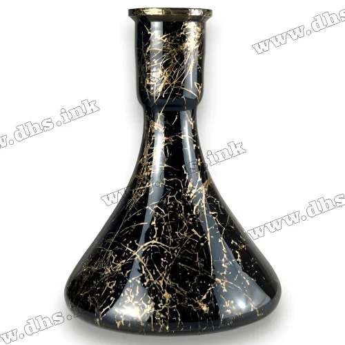 Колба для кальяна Candy Gold Splash (Черно-Золотистая)