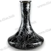 Колба для кальяну Craft Silver Splash (Чорно-Срібляста)