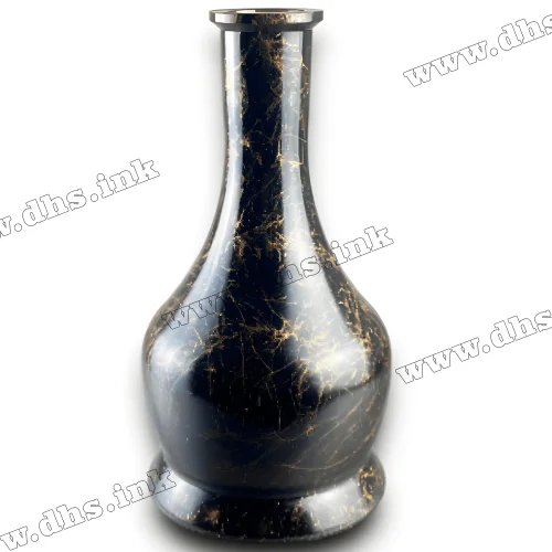 Колба для кальяна Колокол Gold Splash (Черно-Золотистая)