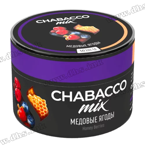 Чайна суміш для кальяну Chabacco Mix (Чабако Мікс) Medium - Honey Berries (Ягоди, Мед) 50г