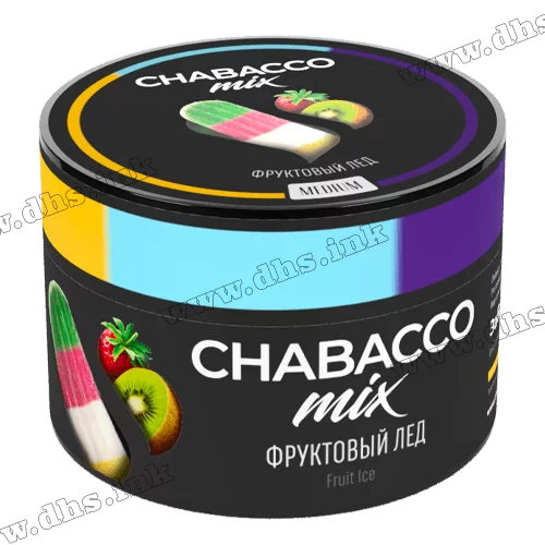 Чайна суміш для кальяну Chabacco Mix (Чабако Микс) Medium - Fruit Ice (Фрукти, Лід) 50г