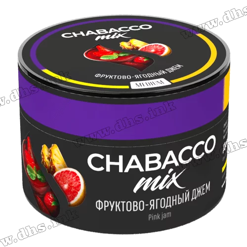 Чайна суміш для кальяну Chabacco Mix (Чабако Мікс) Medium - Pink Jam (Фрукти, Ягоди, Джем) 50г