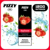 Одноразовая электронная сигарета FIZZY 1200 - Strawberry (Клубника) 