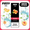 Одноразова електронна сигарета FIZZY 1200 - Peach (Персик)