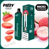 Одноразовая электронная сигарета FIZZY 1600 - Strawberry lychee (Клубника, Личи) 