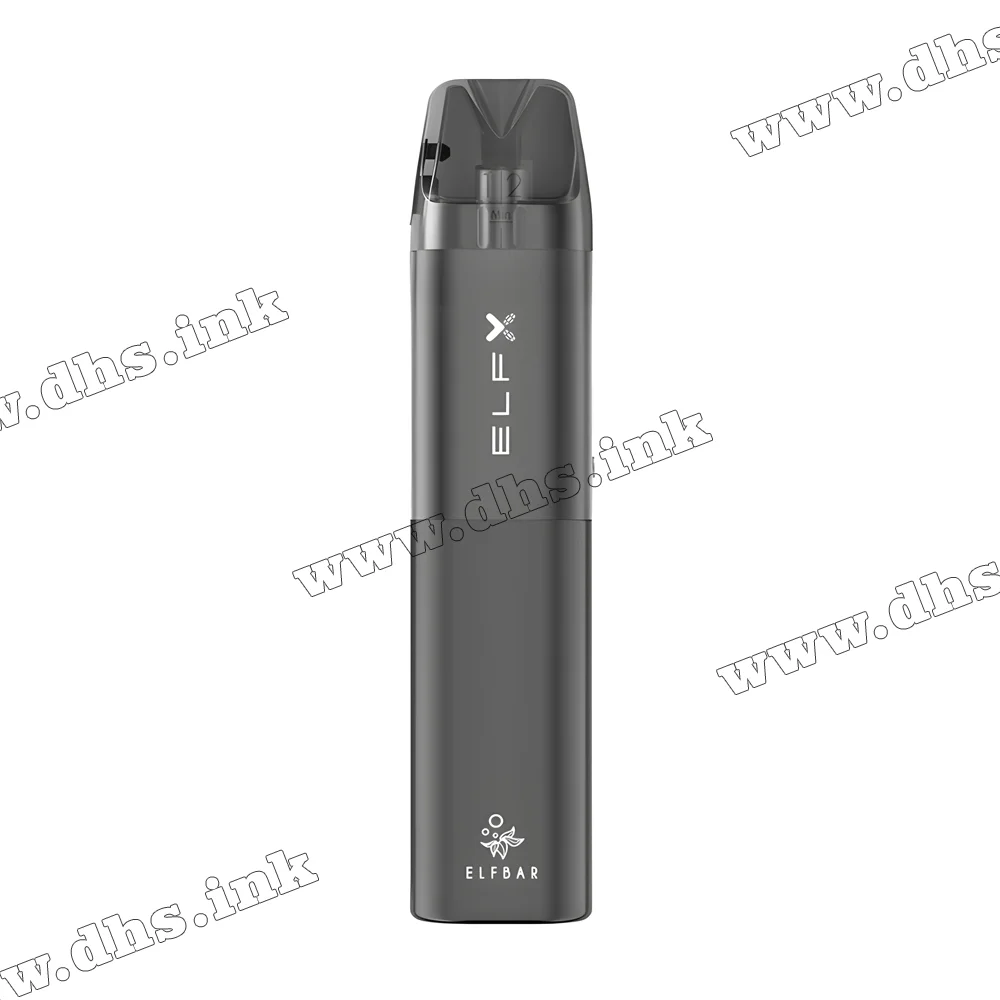 Багаторазова електронна сигарета - Elf Bar ELFX Pod Kit 1000 мАг (Grey)