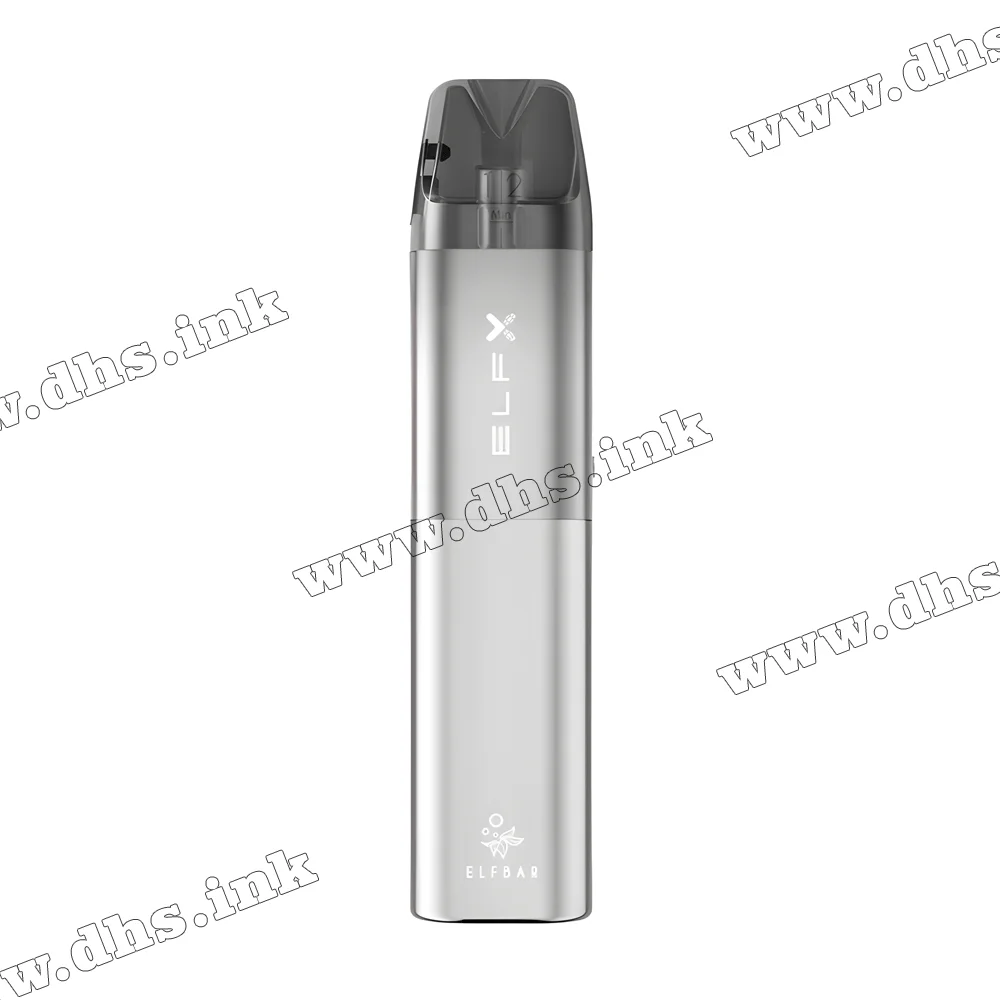 Багаторазова електронна сигарета - Elf Bar ELFX Pod Kit 1000 мАг (Silver)