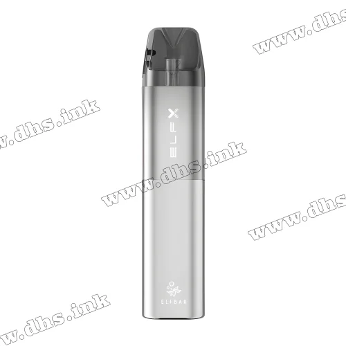 Многоразовая электронная сигарета - Elf Bar ELFX Pod Kit 1000 мАч (Silver)
