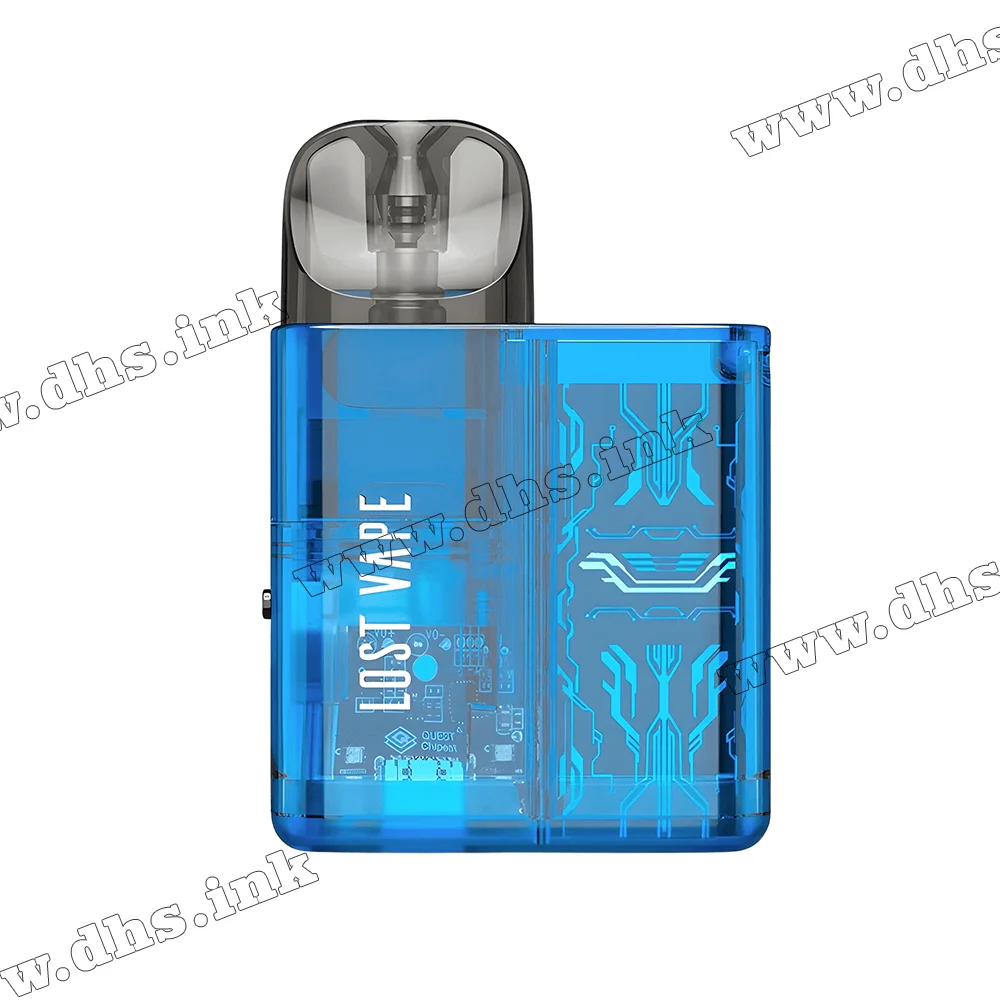 Багаторазова електронна сигарета - Lost Vape Ursa Baby Pod Kit 800 мАг (Blue Clear)