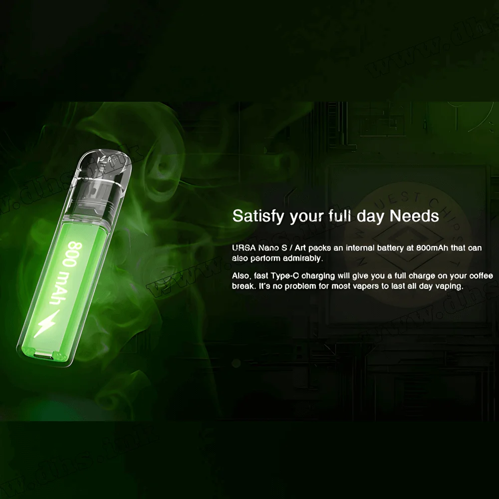 Багаторазова електронна сигарета - Lost Vape Ursa Nano S Pod Kit 800 мАг (Rose Red)