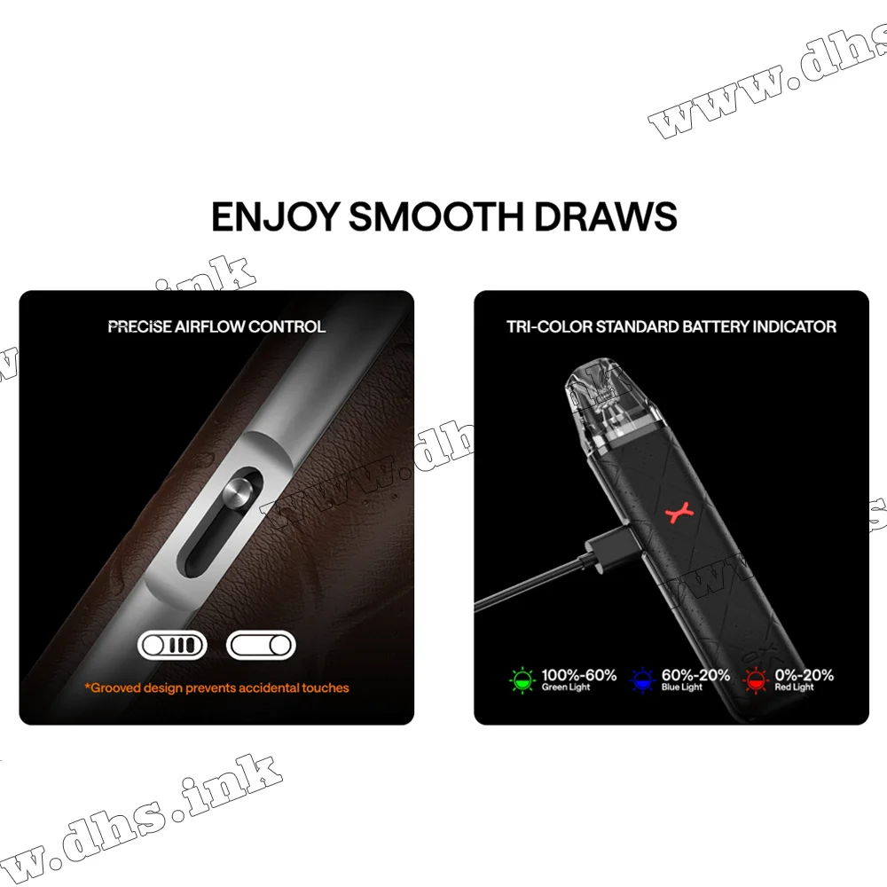 Багаторазова електронна сигарета - OXVA Xlim Go Pod Kit 1000 мАг (Light Brown)