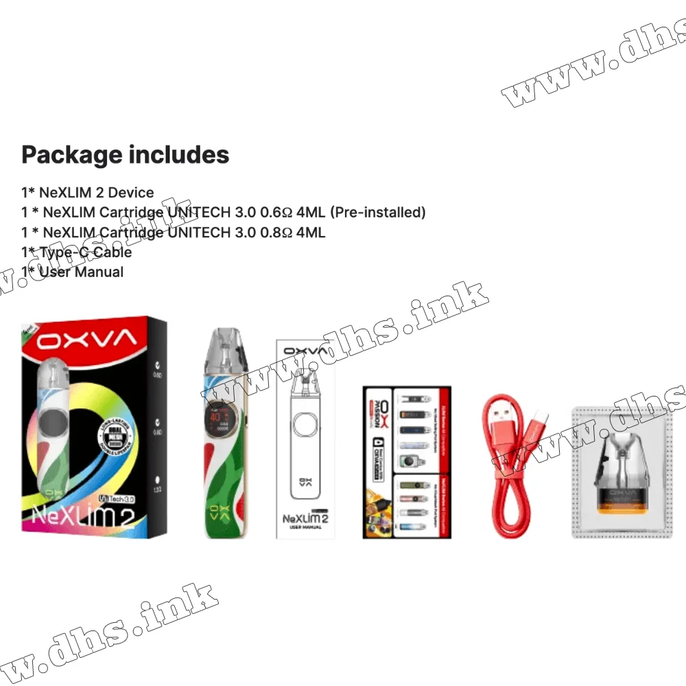 Многоразовая электронная сигарета - OXVA Nexlim 2 Pod Kit 2000 мАч (Black Warrior) Многоразовая электронная сигарета - OXVA Nexlim 2 Pod Kit 2000 мАч (Black Warrior)
