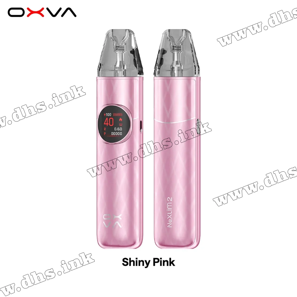 Многоразовая электронная сигарета - OXVA Nexlim 2 Pod Kit 2000 мАч (Shiny Pink)