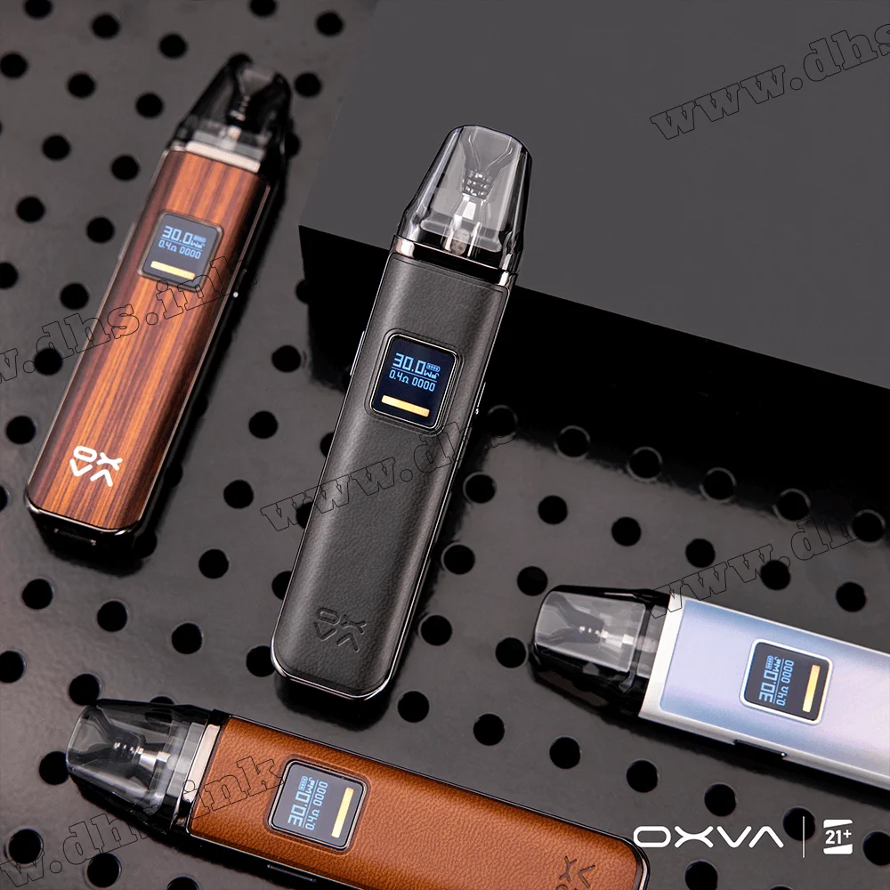Багаторазова електронна сигарета - OXVA Xlim Pro Pod Kit 1000 мАг (Grey Leather)