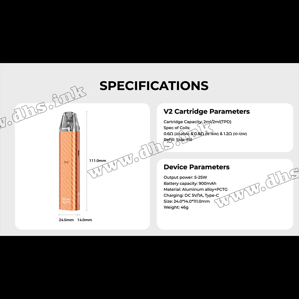 Багаторазова електронна сигарета - OXVA Xlim SE Pod Kit 900 мАг (Rose Gold)