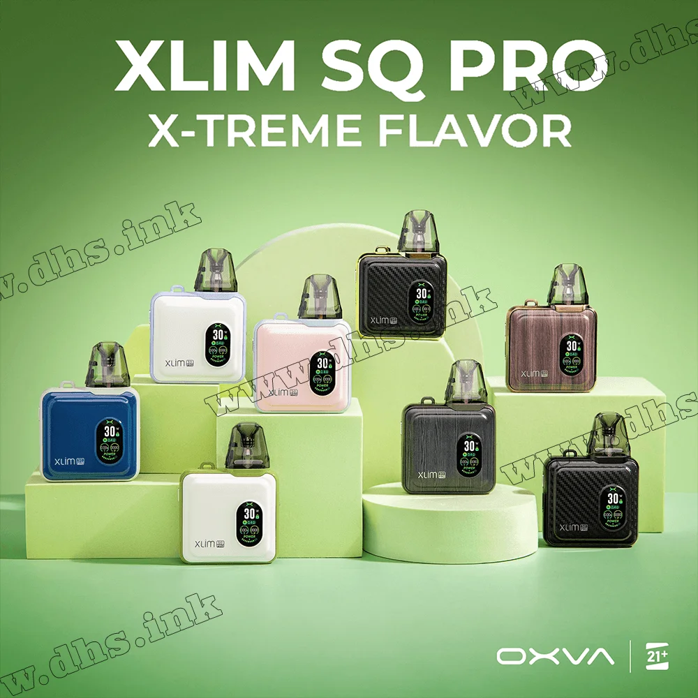 Багаторазова електронна сигарета - OXVA Xlim SQ Pro Pod Kit 1200 мАг (Mauve White)