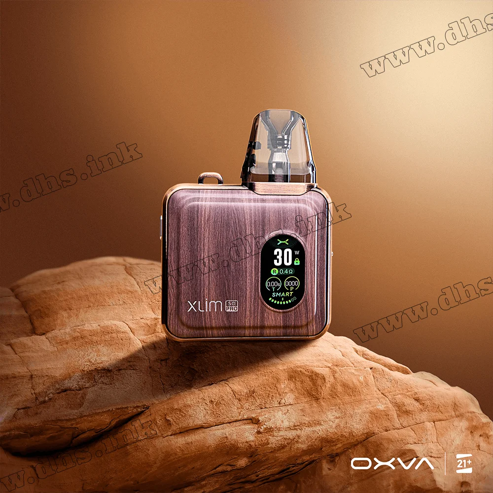 Багаторазова електронна сигарета - OXVA Xlim SQ Pro Pod Kit 1200 мАг (Bronze Wood)