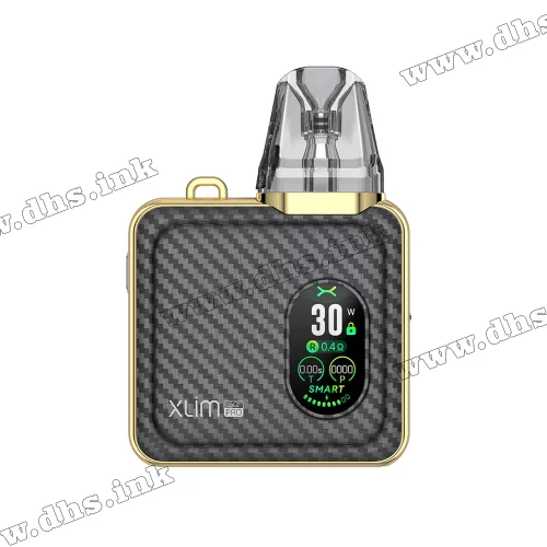 Многоразовая электронная сигарета - OXVA Xlim SQ Pro Pod Kit 1200 мАч (Gold Carbon)