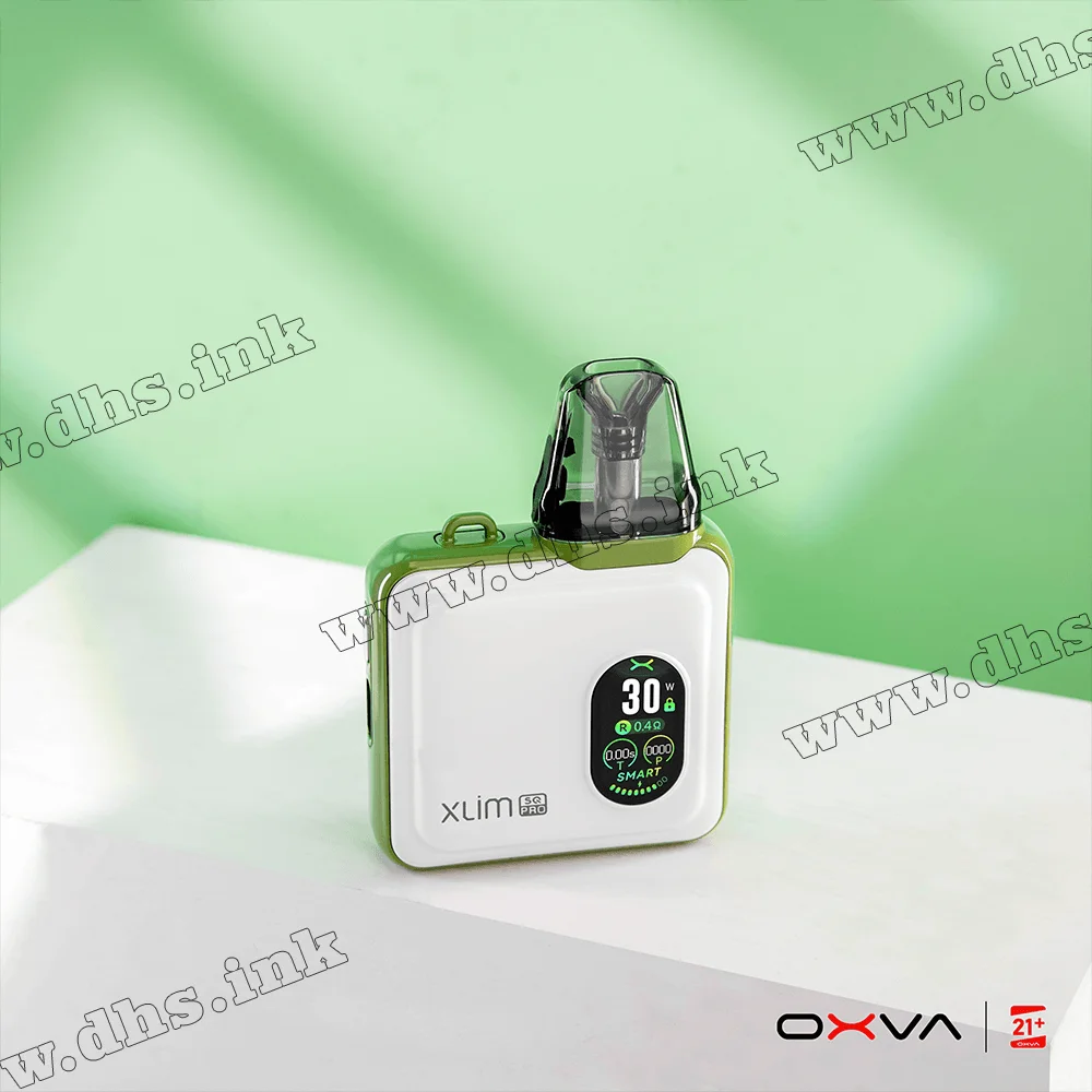 Багаторазова електронна сигарета - OXVA Xlim SQ Pro Pod Kit 1200 мАг (Spring White)