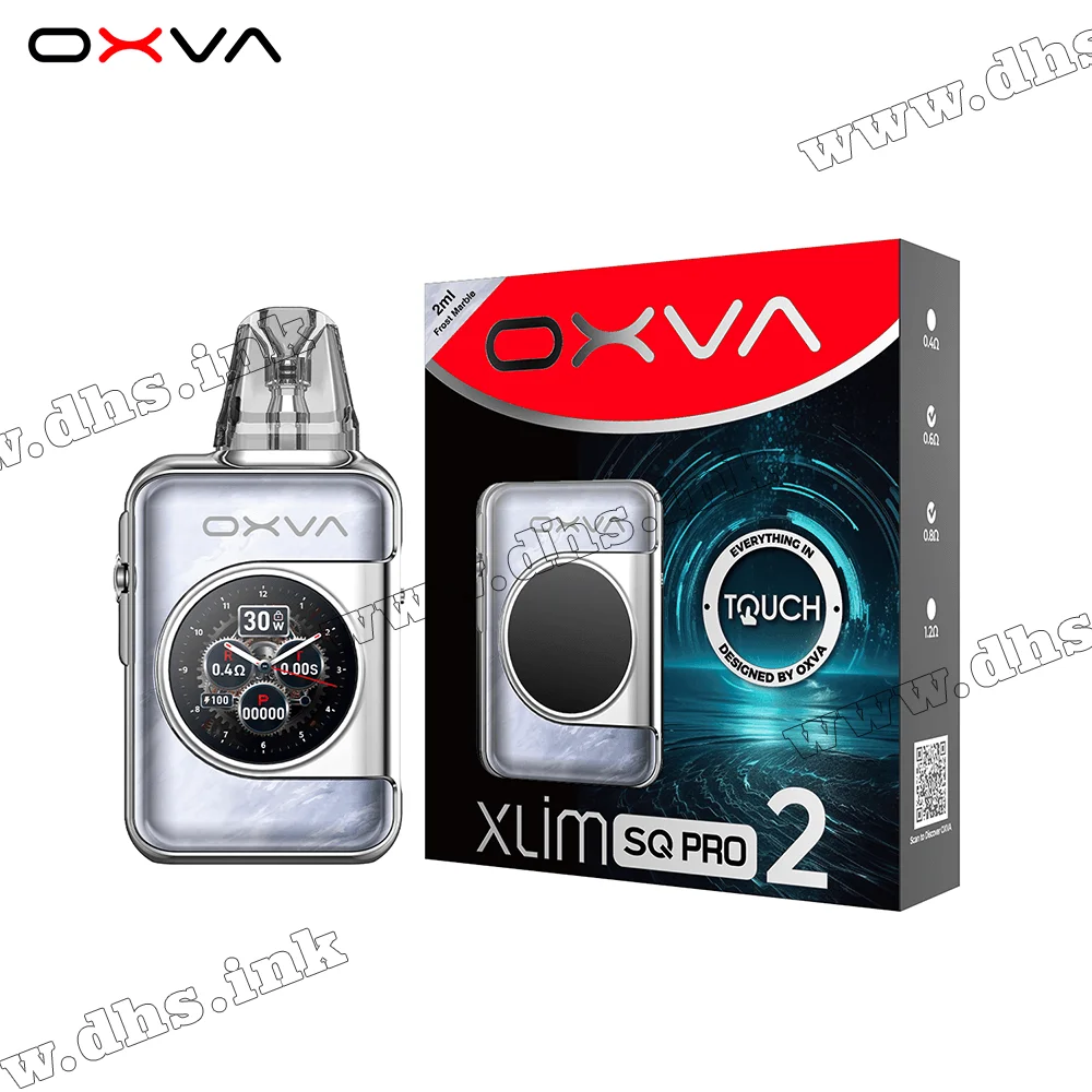 Многоразовая электронная сигарета - OXVA Xlim SQ Pro 2 Pod Kit 1600 мАч (Frost Marble)