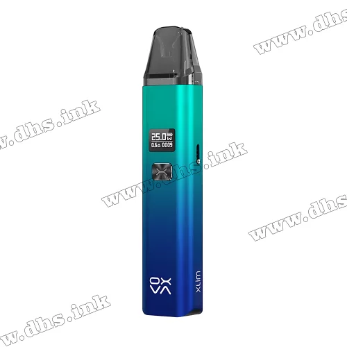 Многоразовая электронная сигарета - OXVA Xlim V 2 Pod Kit 900 мАч (Blue Green)