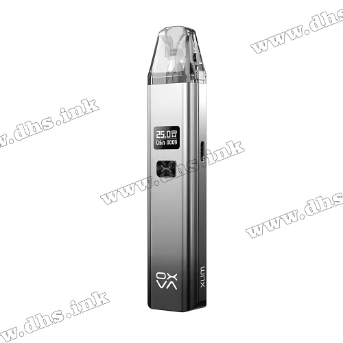 Багаторазова електронна сигарета - OXVA Xlim V 2 Pod Kit 900 мАг (Shiny Silver Black)
