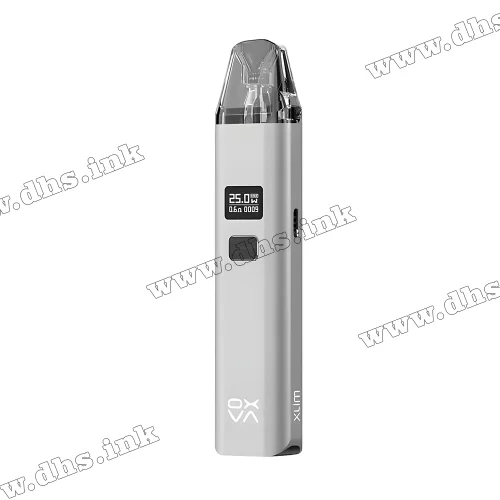 Багаторазова електронна сигарета - OXVA Xlim V 2 Pod Kit 900 мАг (Silver)