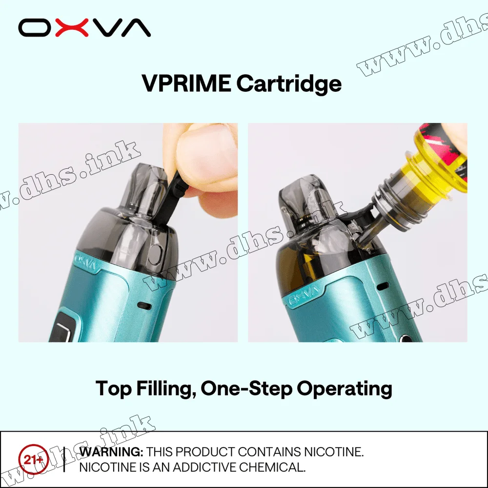 Многоразовая электронная сигарета - OXVA PRIME Pod Kit 2600 мАч (Sakura Pink)