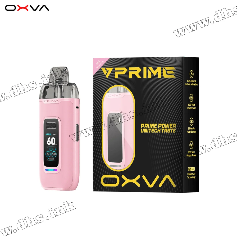 Многоразовая электронная сигарета - OXVA PRIME Pod Kit 2600 мАч (Sakura Pink)