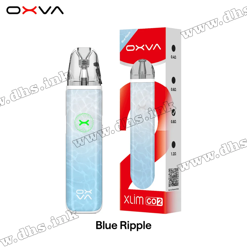 Многоразовая электронная сигарета - OXVA Xlim Go 2 Pod Kit 1500 мАч (Blue Ripple) Многоразовая электронная сигарета - OXVA Xlim Go 2 Pod Kit 1500 мАч (Blue Ripple)