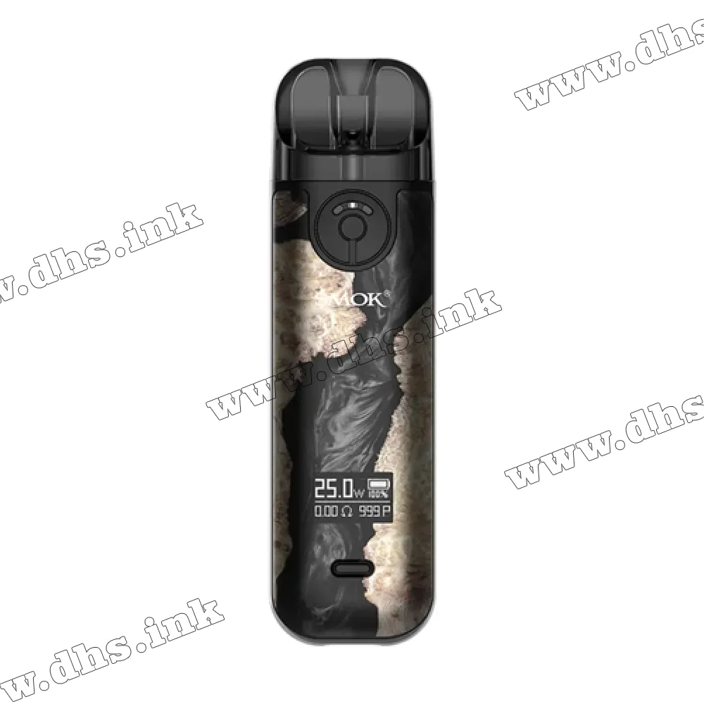 Багаторазова електронна сигарета - Smok Novo 4 Pod Kit 800 мАч (Black Stabilizing Wood)