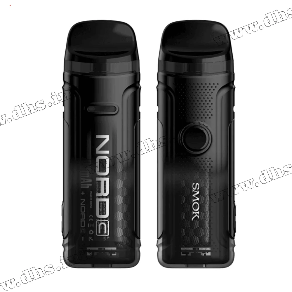 Багаторазова електронна сигарета - Smok Nord C 1800 мАг (Transparent Black)