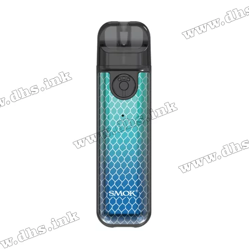 Многоразовая электронная сигарета - Smok Novo 4 Mini Pod Kit 900 мАч (Green Blue Cobra)