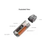 Багаторазова електронна сигарета - Vaporesso Luxe X Pro Pod Kit 1500 мАг (Gunmetal Lime)