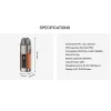 Многоразовая электронная сигарета - Vaporesso Luxe X Pro Pod Kit 1500 мАч (Black)