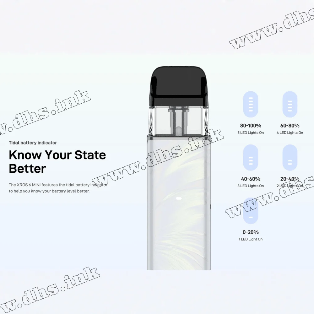 Багаторазова електронна сигарета - Vaporesso XROS 6 Mini Pod Kit 1600 мАг (Titanium Silver) Багаторазова електронна сигарета - Vaporesso XROS 6 Mini Pod Kit 1600 мАг (Titanium Silver)
