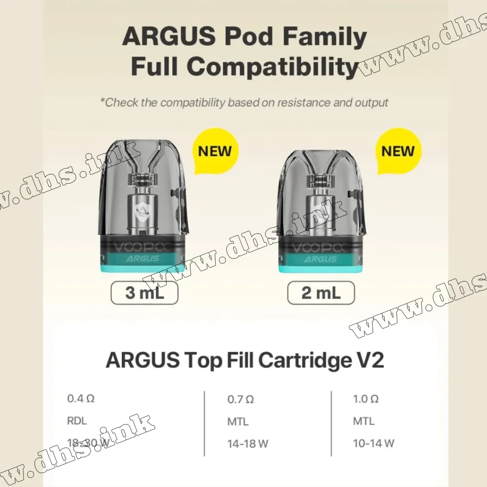 Многоразовая электронная сигарета - Voopoo Argus Klyc Pod Kit 1350 мАч (Mystic Gray)