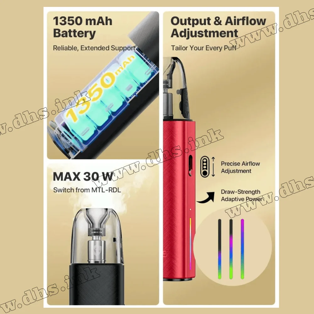 Многоразовая электронная сигарета - Voopoo Argus Klyc Pod Kit 1350 мАч (Mystic Gray)