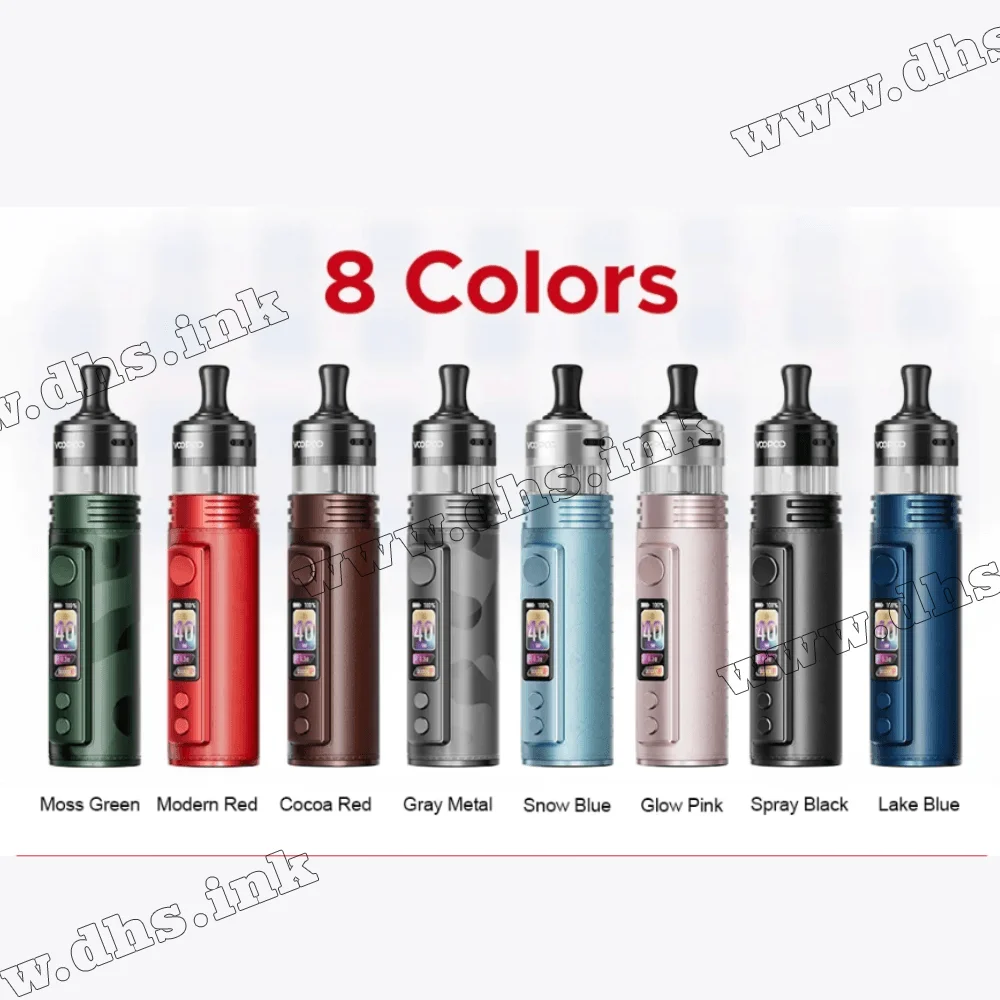 Многоразовая электронная сигарета - Voopoo Drag H40 Pro Pod Kit 2450 мАч (Lake Blue)
