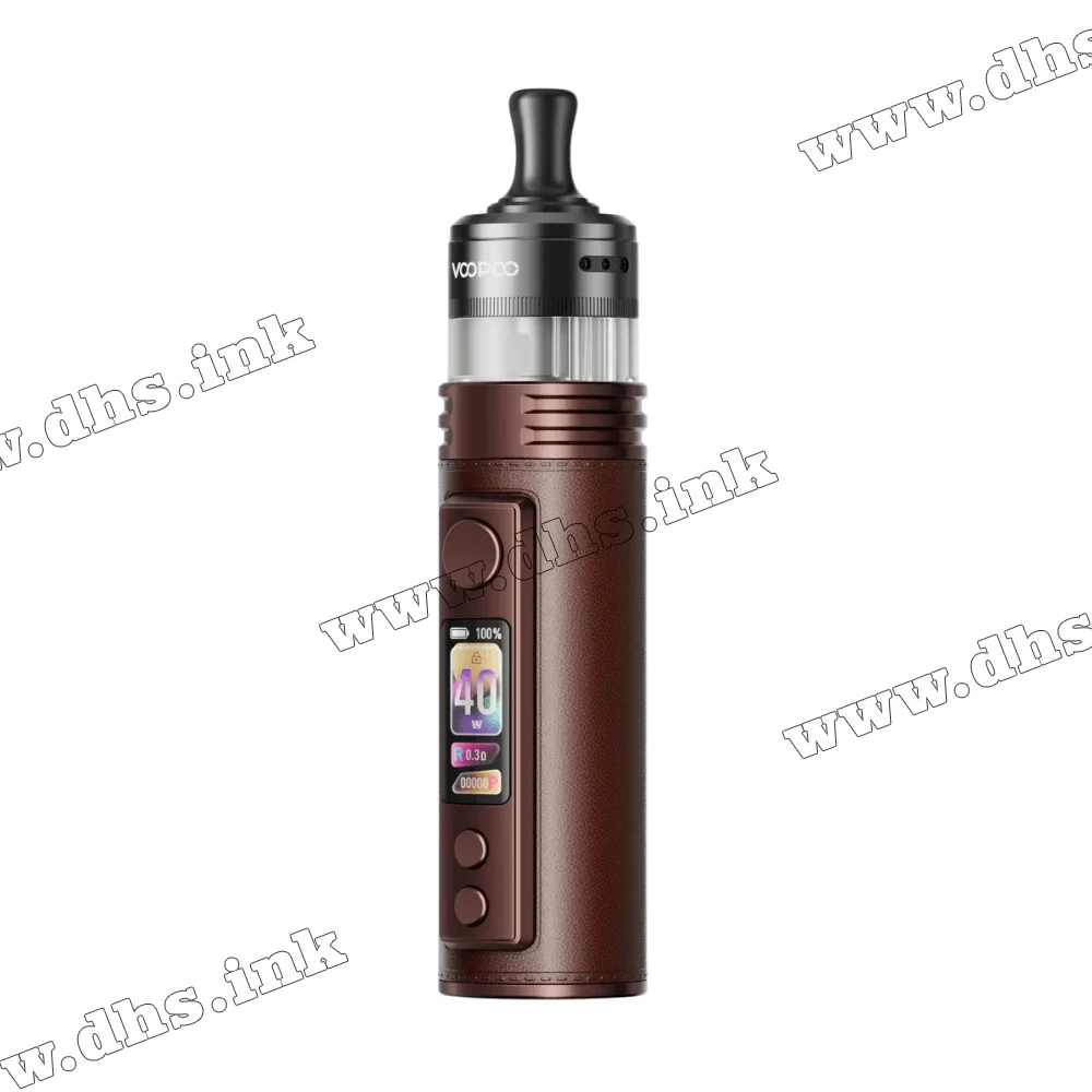 Многоразовая электронная сигарета - Voopoo Drag H40 Pro Pod Kit 2450 мАч (Cocoa Red)