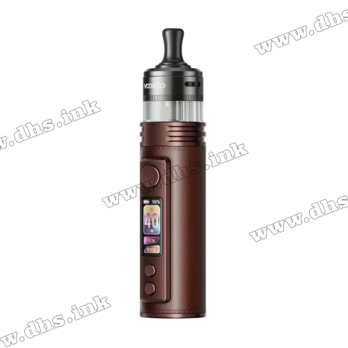 Многоразовая электронная сигарета - Voopoo Drag H40 Pro Pod Kit 2450 мАч (Cocoa Red)