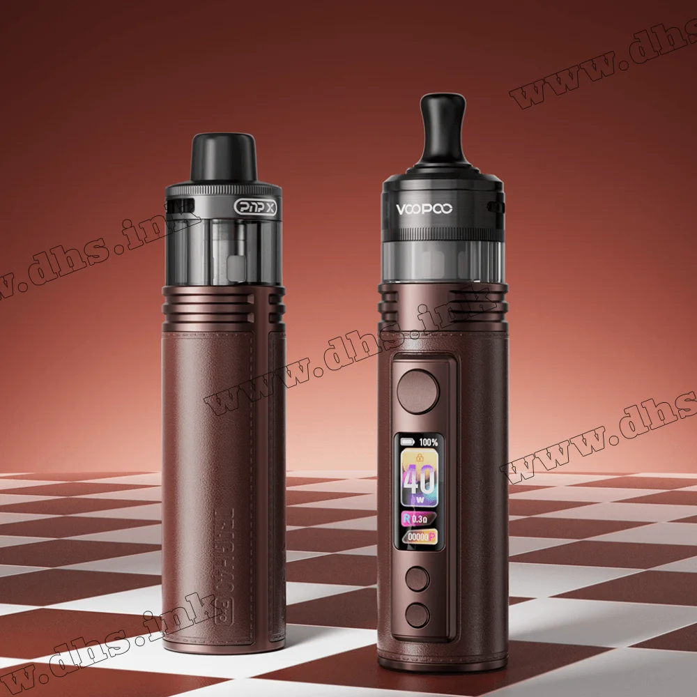 Многоразовая электронная сигарета - Voopoo Drag H40 Pro Pod Kit 2450 мАч (Cocoa Red)