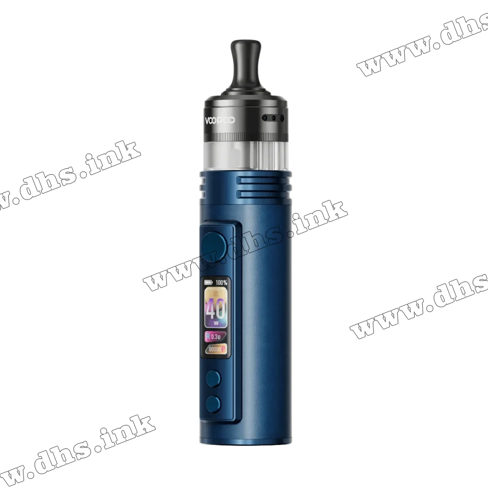 Многоразовая электронная сигарета - Voopoo Drag H40 Pro Pod Kit 2450 мАч (Lake Blue)