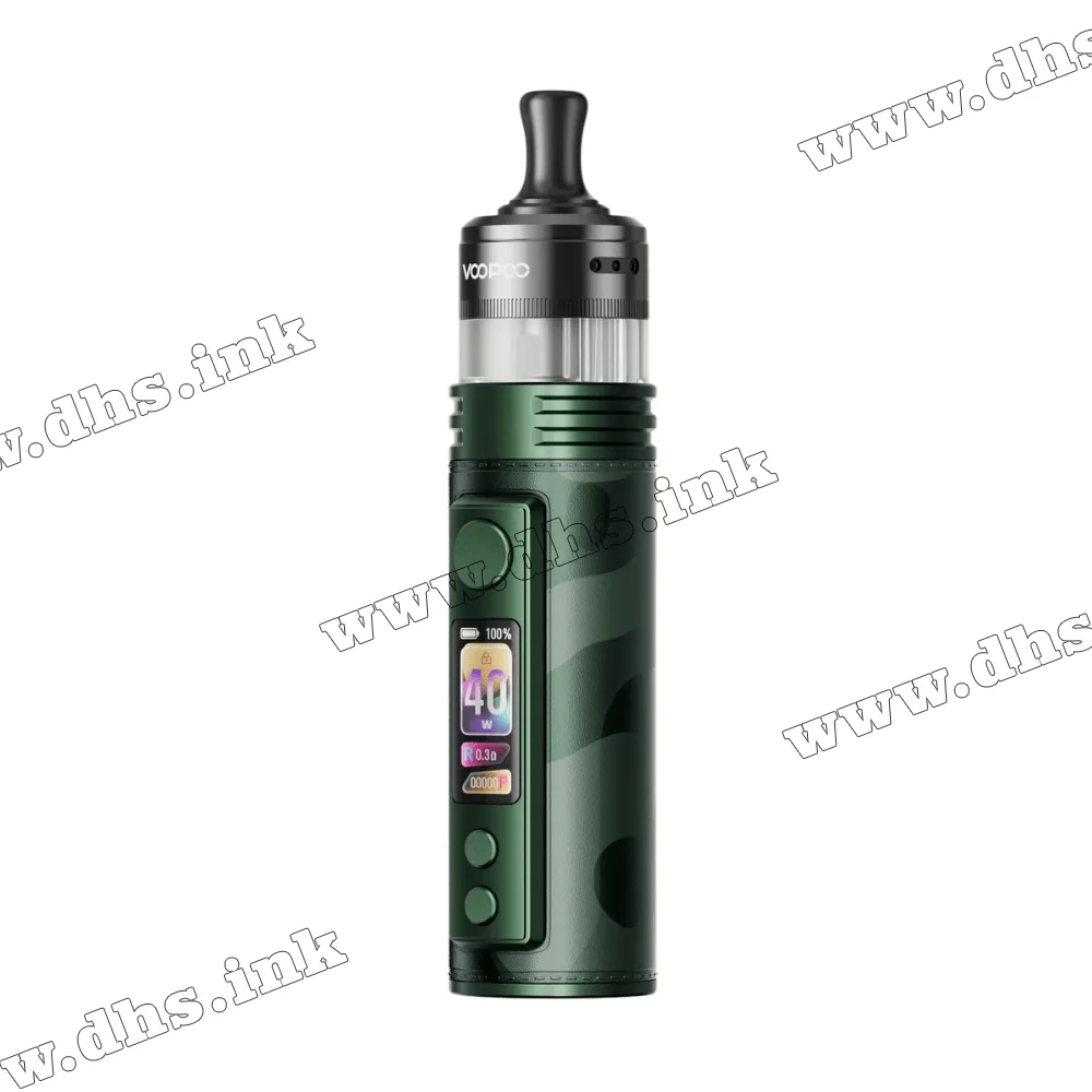 Многоразовая электронная сигарета - Voopoo Drag H40 Pro Pod Kit 2450 мАч (Moss Green)