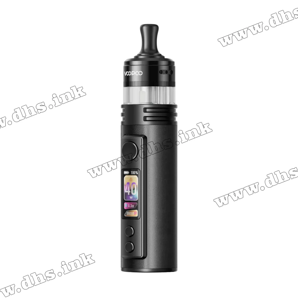 Многоразовая электронная сигарета - Voopoo Drag H40 Pro Pod Kit 2450 мАч (Spray Black)