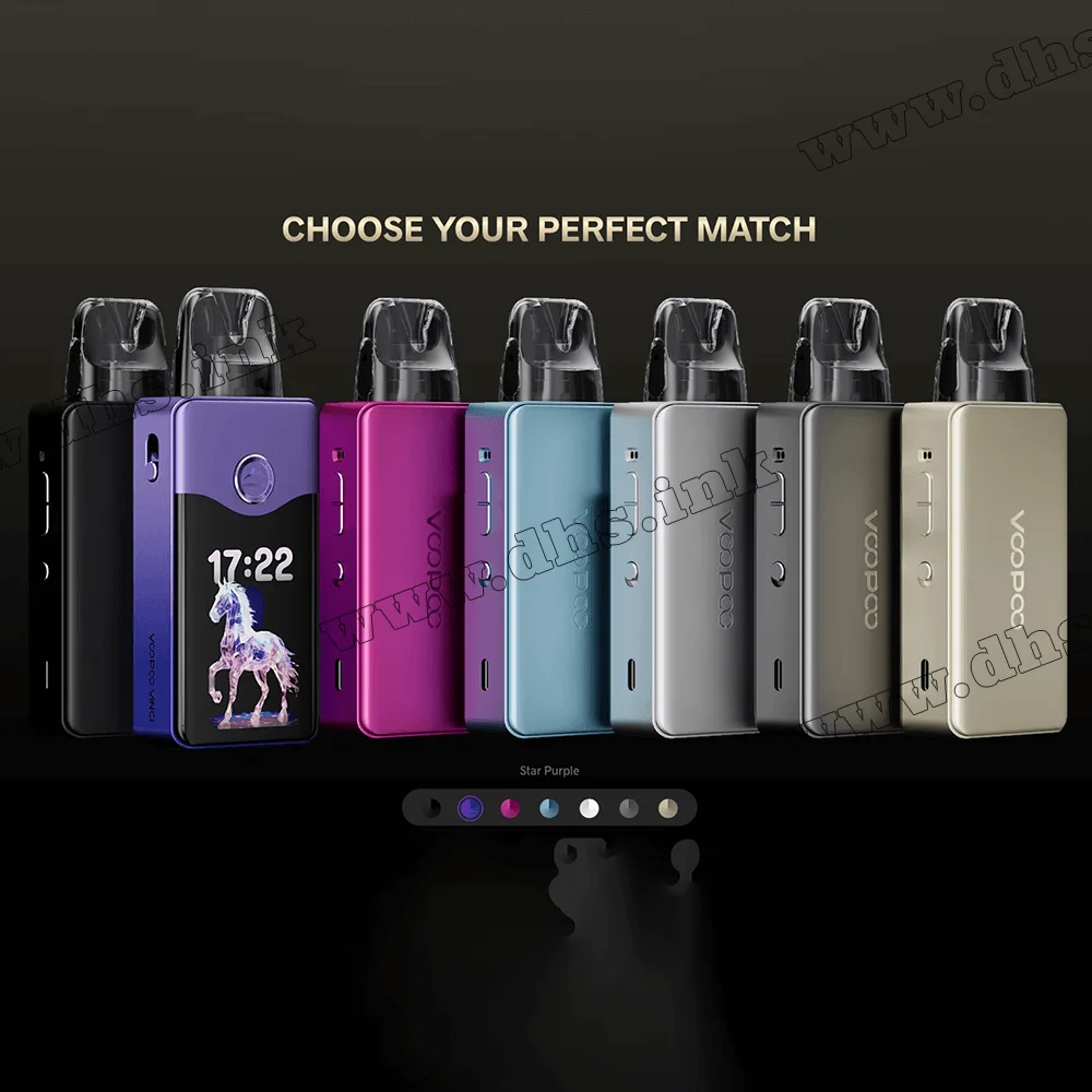 Багаторазова електронна сигарета - Voopoo Vinci E120 Pod Kit 4500 мАг (Glow Silver)