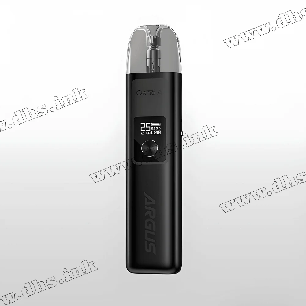 Багаторазова електронна сигарета - Voopoo Argus G Pod Kit 1000 мАг (Gloss Black)
