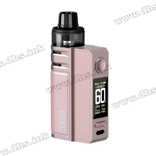 Багаторазова електронна сигарета - Voopoo Drag E60 Pod Kit 2550 мАч (Pink)
